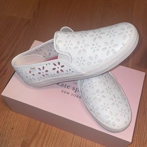 Keds for Kate Spade White Slip Ons